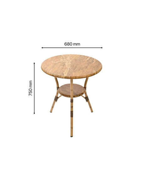 FRANCE ROUND GARDEN TABLE
